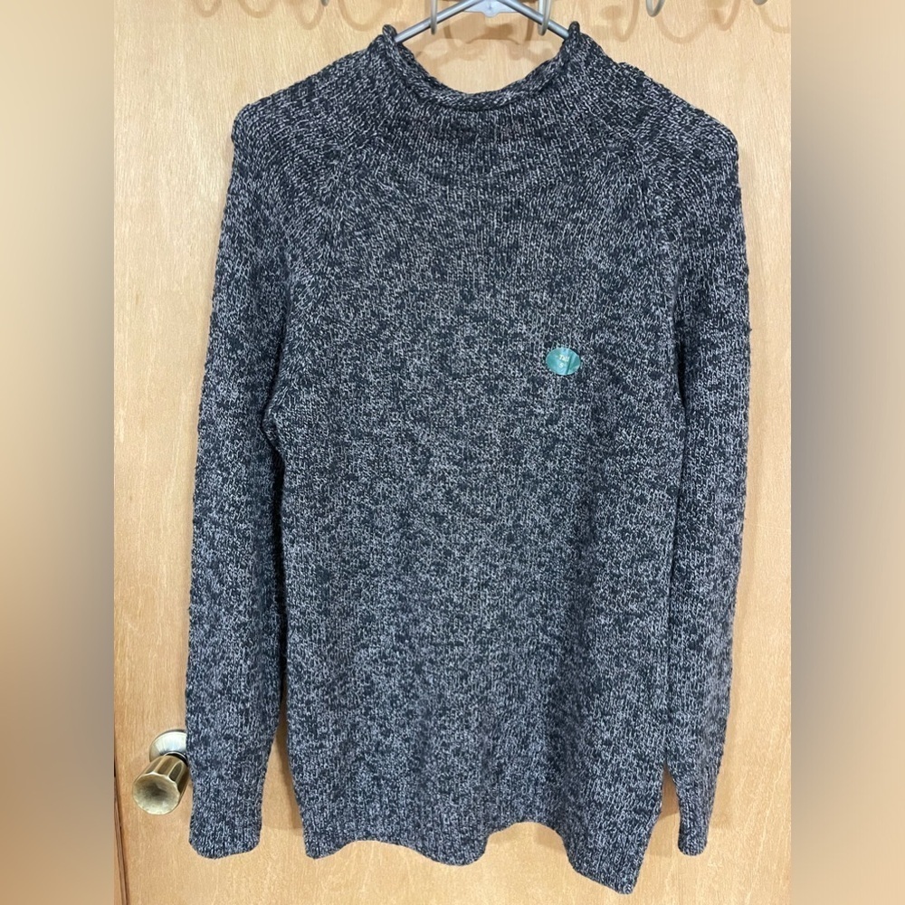 LL BEAN-Women's Midweight Cotton Slub Rollneck Pullover